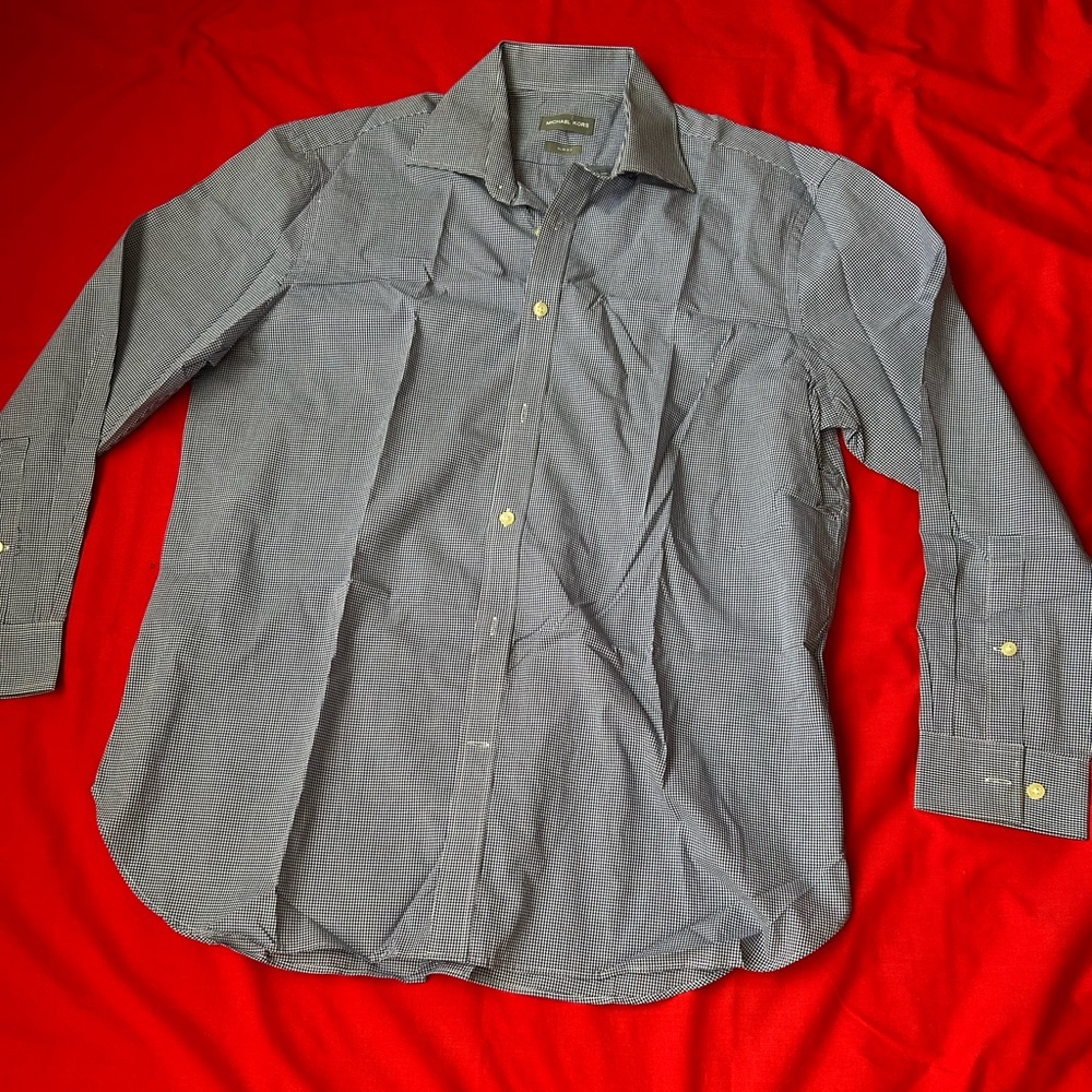 Michael Kors Navy Slim Fit Shirt